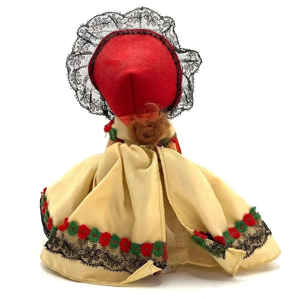 Vintage 1948-1960 Nancy Ann Storybook Doll, December #198 Plastic, Sleepy Eyes